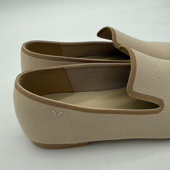 Vivaia Ultra Soft Machine Washable Cloud Comfort Old Money Knit Flats Almond 9.5 - Picture 5 of 8